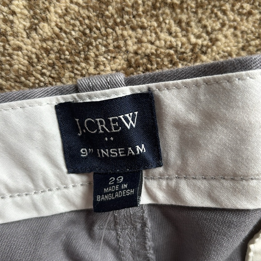 J. Crew Gray Flat Front Shorts - Picture 3 of 4
